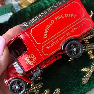 Red Fire Rescue Mack Truck